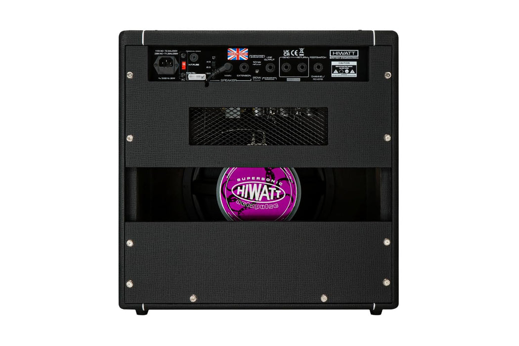 Hiwatt TB20/10 2-Channel Electric Guitar Amplifier Combo with Spring Reverb, 20 Watts, 12 Inch Speaker