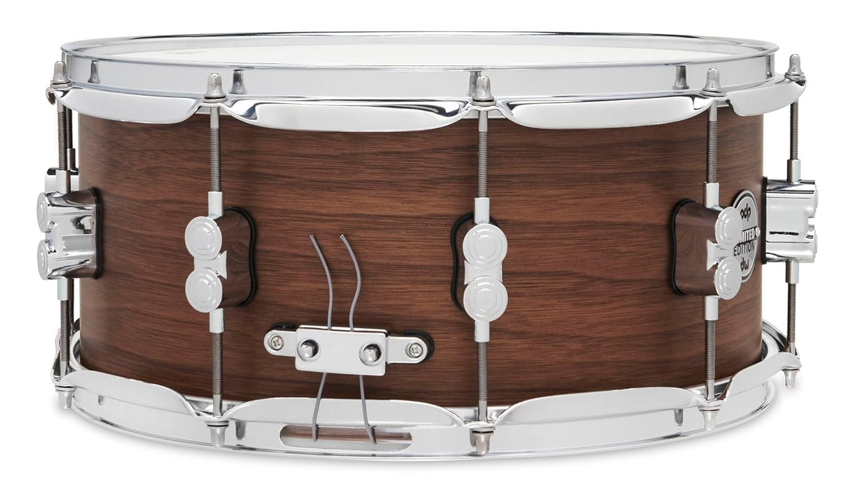 PDP Limited Edition Maple/Walnut Shell 6.5"x14" Snare Drum - Natural Satin Finish
