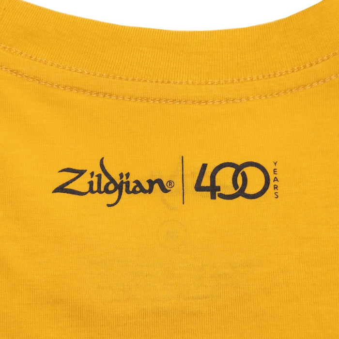 Zildjian 400th Anniversary '60s Rock T-Shirt - X-Large Yellow (ZAT0084-LE)