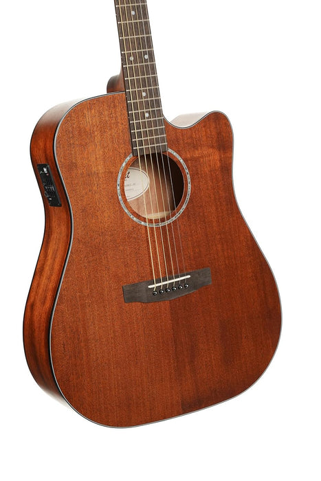 Cort EARTH60MCEOP Earth 60 Mahogany Acoustic-Electric Guitar Open Pore