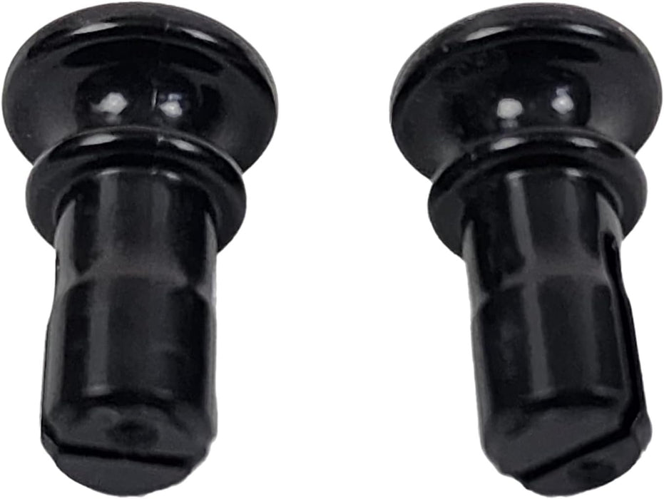 Yamaha Acoustic Guitar Black ABS End Pin with White Dot - Pack of 2 (WJ215200)