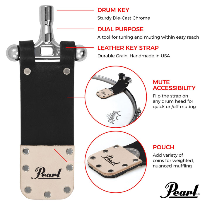 Pearl Drum Key Flip Mute