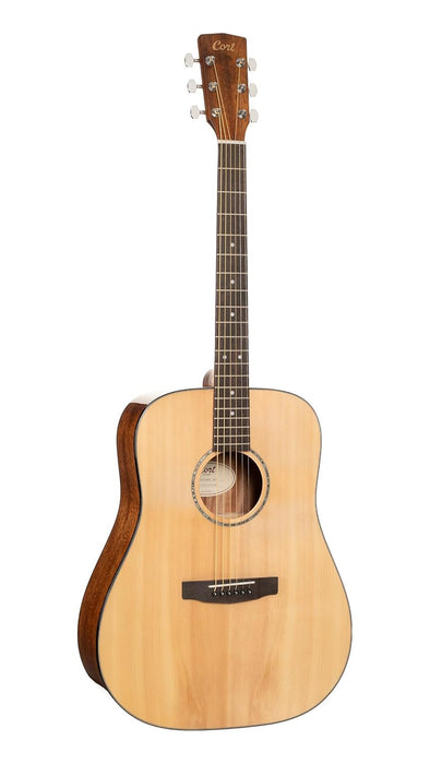 Cort EARTH60NAT Earth 60 Dreadnought Acoustic Guitar Natural Gloss