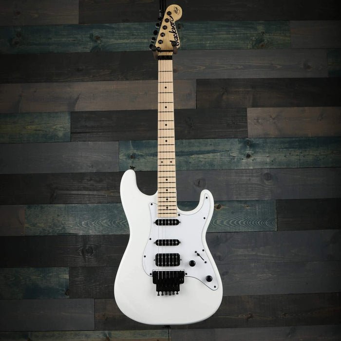 Jackson X Series Signature Adrian Smith SDXM, Maple Fingerboard, Snow White with White Pickguard Electric Guitar