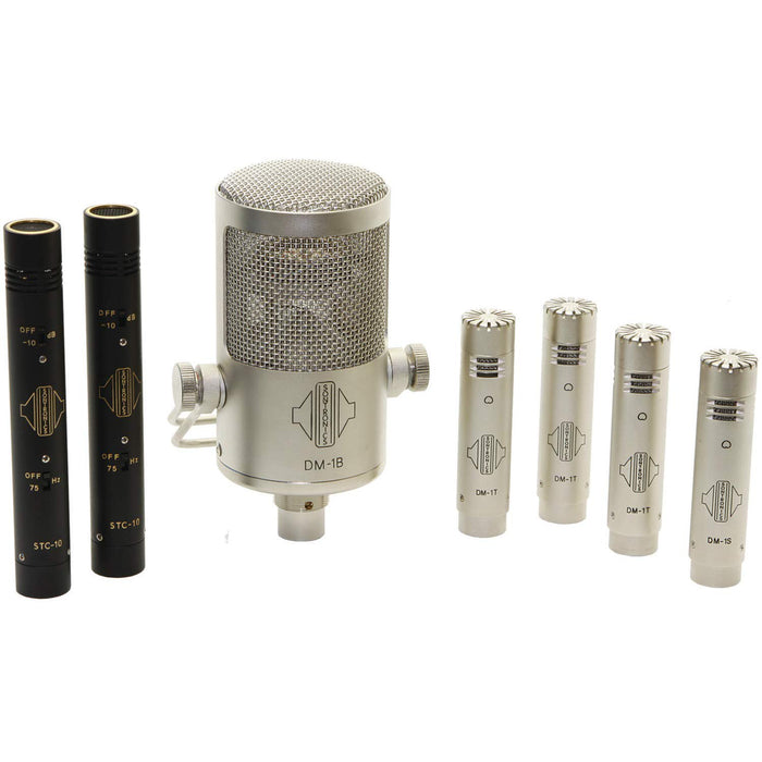 Sontronics DrumPack - 7X Piece Drum Microphone Set, Silver