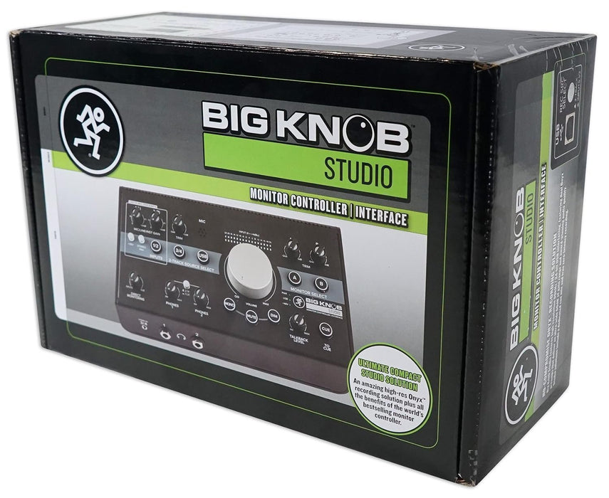 Mackie Big Knob Series, 3x2 Studio Monitor Controller 192kHz USB I/O (BIG KNOB STUDIO)