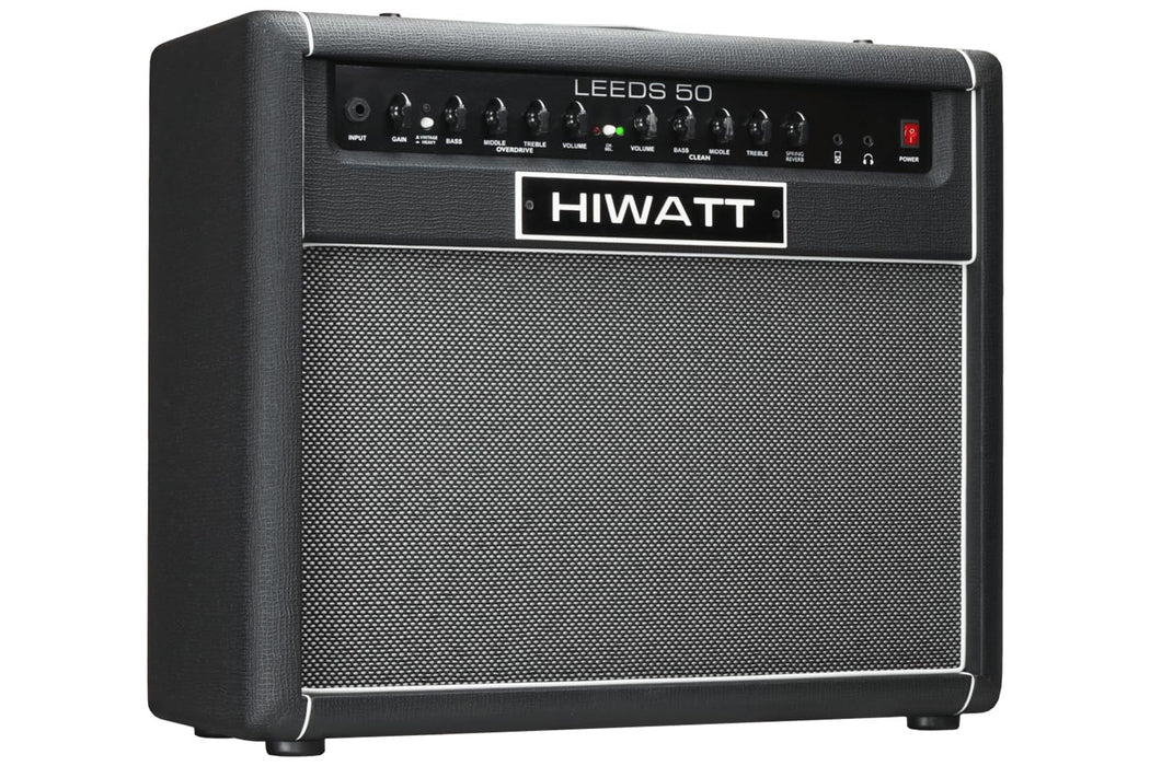 Hiwatt Leeds 50R 2-Channel Guitar Amplifier Combo with Spring Reverb, 50 Watts, 12" Speaker