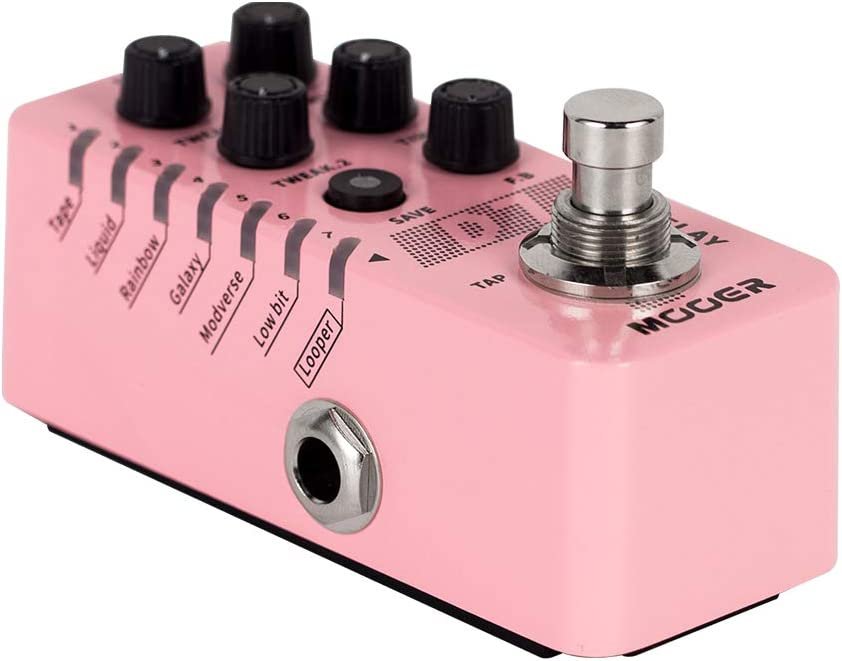 MOOER R7 Reverb 7 Different, Rich and Classic Reverb Types from the Church to Cave Reverb in a Compact Metal Shell with High Cut, Low Cut, Trail On Function…