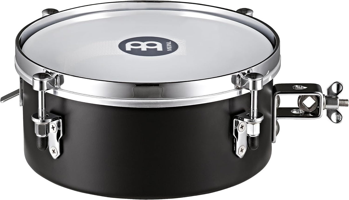 Meinl Percussion MDST10BK 10-Inch Steel Mountable Drummer Snare Timbale, Black