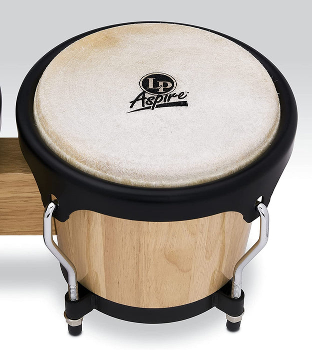 LP ASPIRE Series Wood Bongos Natural LPA601-AW