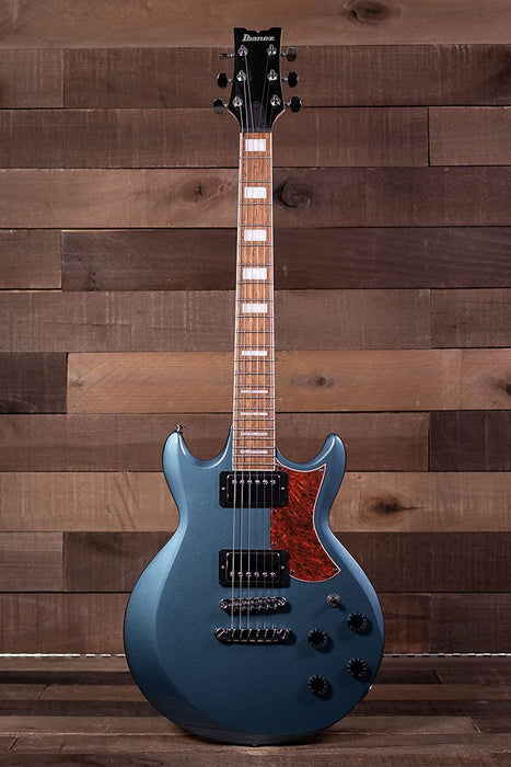 Ibanez AX 6 String Solid-Body Electric Guitar, Right, Baltic Blue Metallic, Full (AX120BEM)