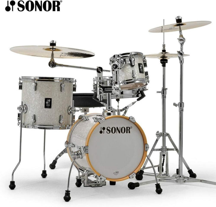 Sonor AQ2 Martini 4-piece Shell Pack w/Snare - White Marine Pearl