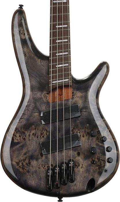 Ibanez SRMS805 Multi Scale 2018 5-String Bass Guitar, Bound Panga Panga Fingerboard, Deep Twilight