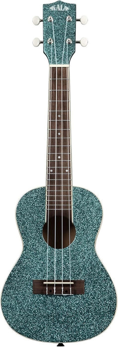 Kala Galaxy Black Sparkle Concert Ukulele (KA-SPRK-BLACK)