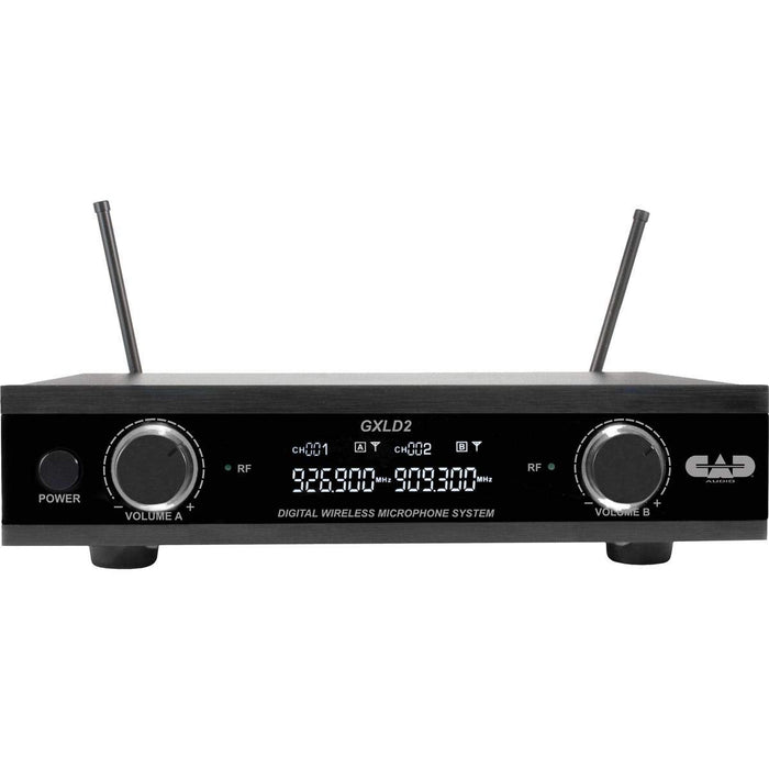 CAD Audio Dual Channel Dual Handset Wireless Microphone System, AI Frequency (GXLD2-HHAI-U)