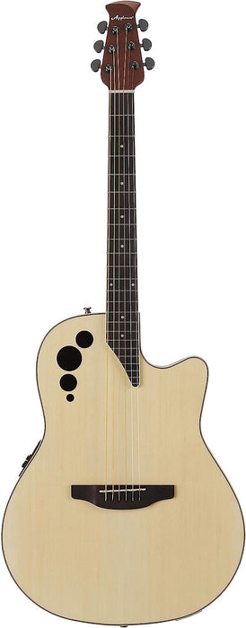 Ovation Applause 6 String Acoustic-Electric Guitar, Right, Vintage Varnish, Mid-Depth (AE44II-VV)