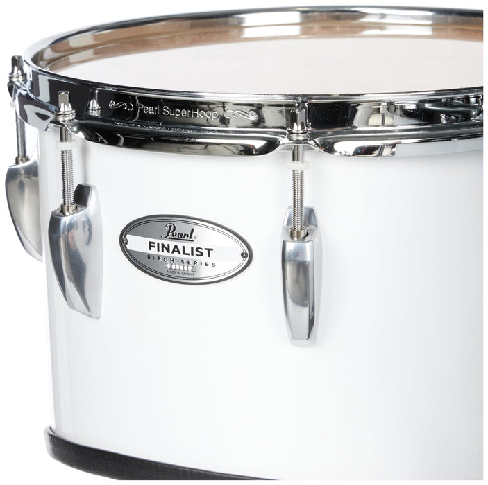 Pearl 8+10+12+13 Finalist Marching Tenor Set in #33 Pure White (FMTB8023/A33)