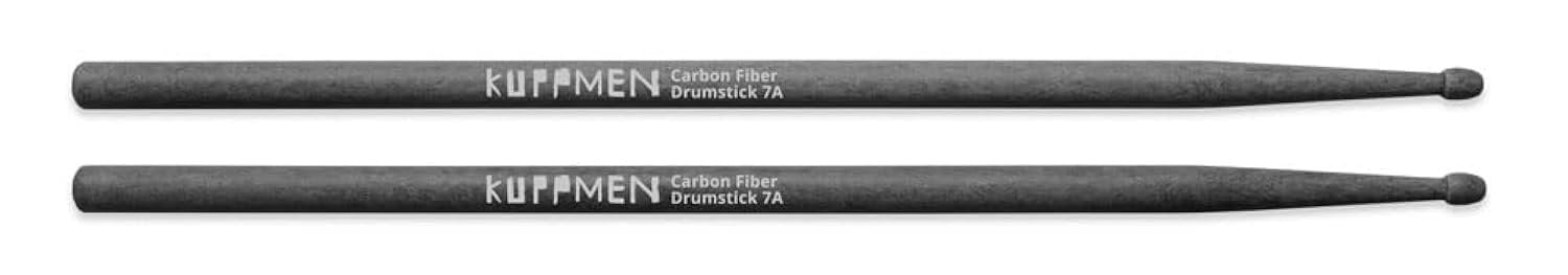 Kuppmen CFDS7A Carbon Fiber 7A Drum Sticks l Manufactured in The Netherlands l Professional Quality