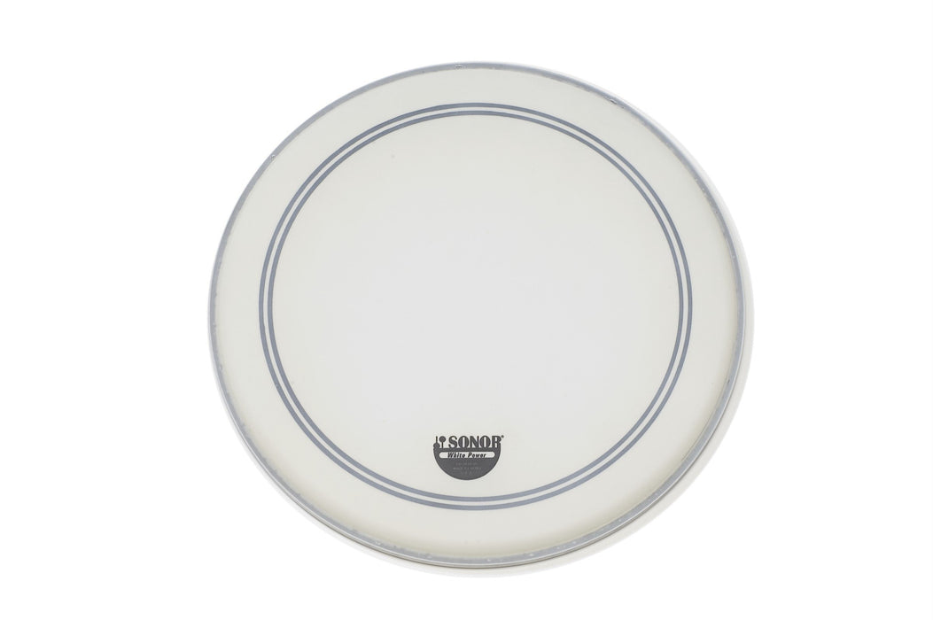 Sonor 18" Power White Coated Bass Drum Head (PW-18B/L)