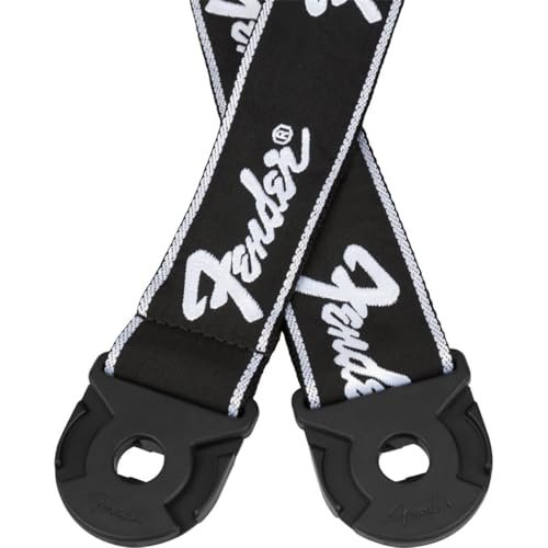 Fender Quickgrip Secure Guitar Strap - 2" Running Logo (099-0629-008)