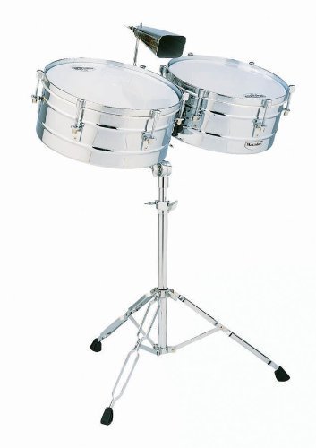 Latin Percussion Matador 14" & 15" Timbales - Chrome (M257)