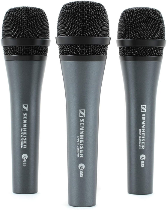Sennheiser E835 Microphone, Pack of 3