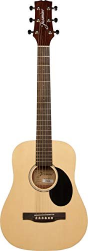 Jasmine Dreadnought Mini Acoustic Guitar, Natural Finish (JM10-NAT-U)