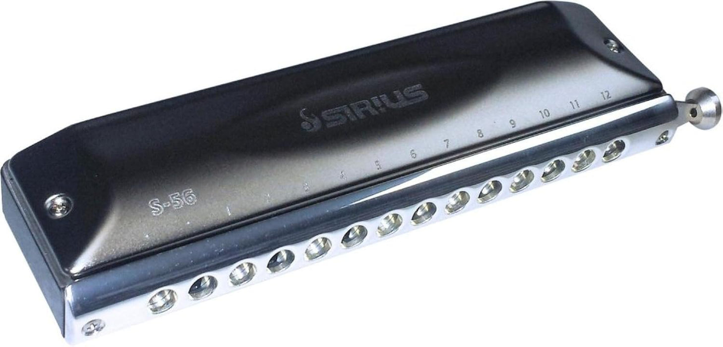 Suzuki Sirius 56-Hole Chromatic Harmonica Cross Alignment