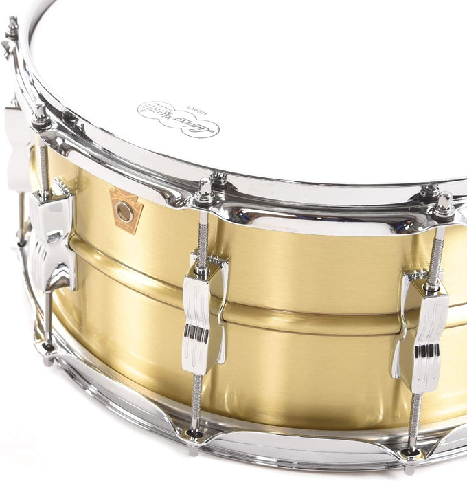 Ludwig 6.5x14 Acro Brushed Brass Snare Drum