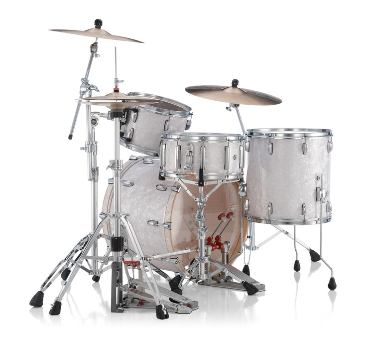 Pearl PMX Professional Series 3-Piece Drum Shell Pack (22x16, 16x16, 12x8) White Marine Pearl