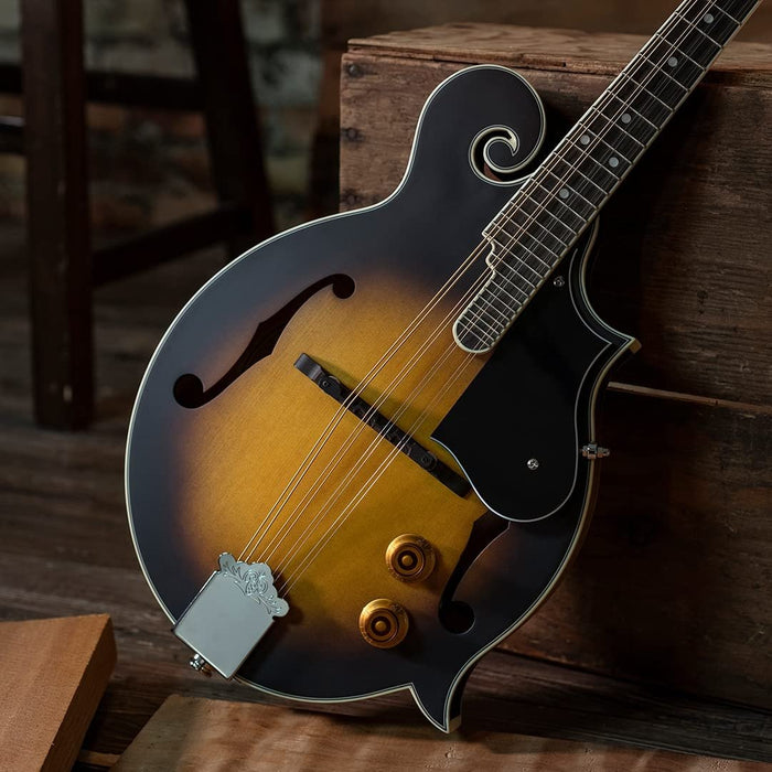 Washburn M3E Pack American Series F-Style Mandolin Pack, Sunburst (M3EK-A-U)