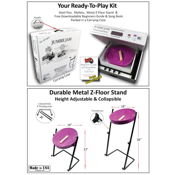 Panyard Jumbie Jam Steel Drum (W1161)