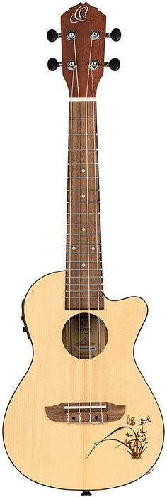 Ortega Guitars 6 String Bonfire Series Guitarlele, Right-Handed, Acoustic, (RGL5)