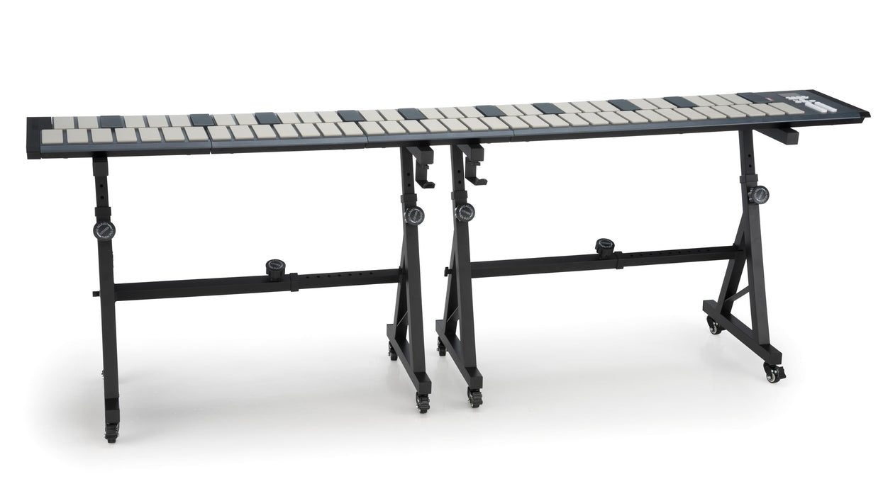 Pearl Keyboard And Controller Stand W/Wheels & Headphone Hook