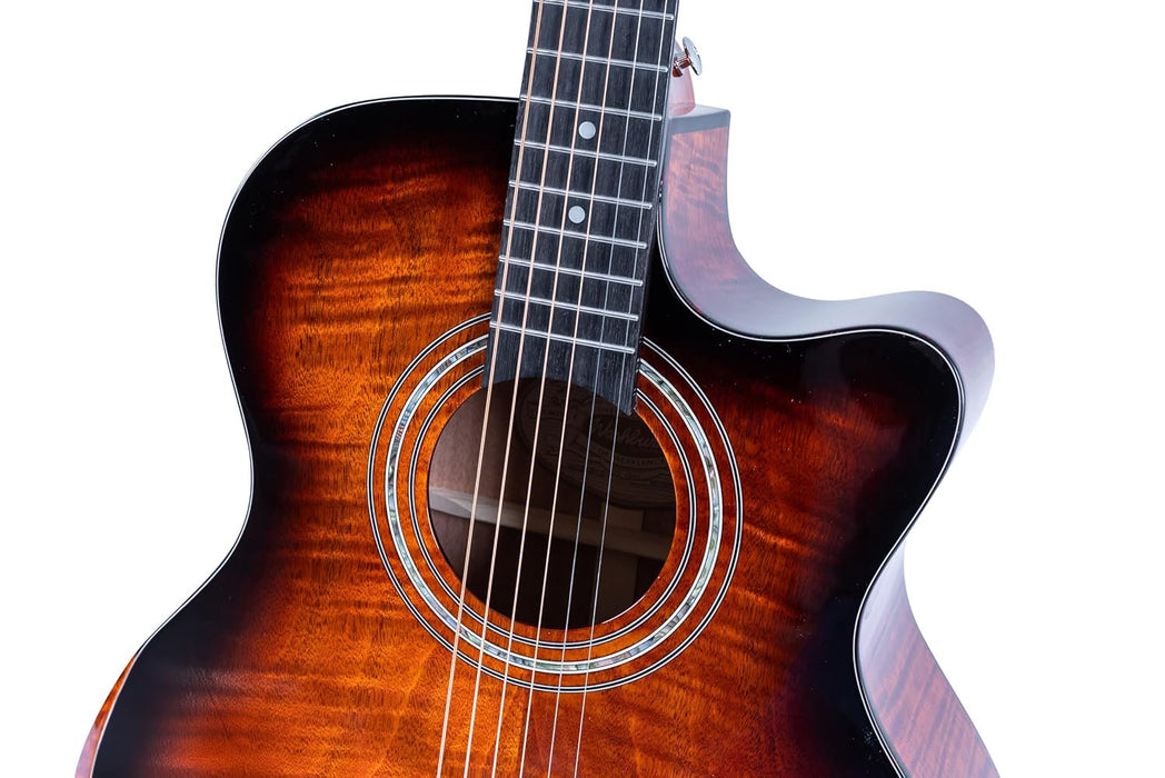 Washburn WCG12FCE Comfort Acoustic-Electric Guitar Sunburst