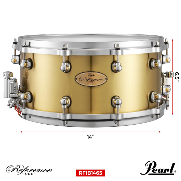 Reference One 14"X6.5" 3mm Cast Brass Snare Drum