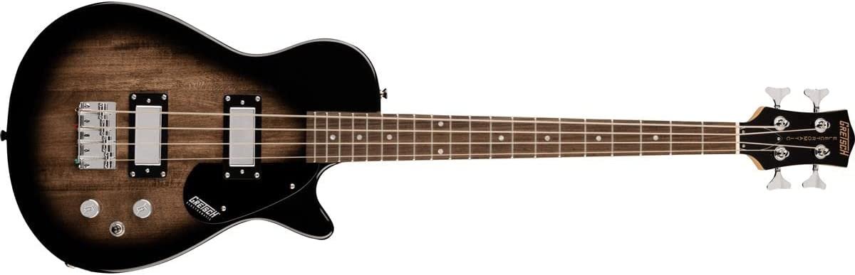 Gretsch G2220 Electromatic Junior Jet Bass II Short-Scale 4-String Guitar with Basswood Body, Laurel Fingerboard, and Bolt-On Maple Neck (Right-Hand, Bristol Fog)