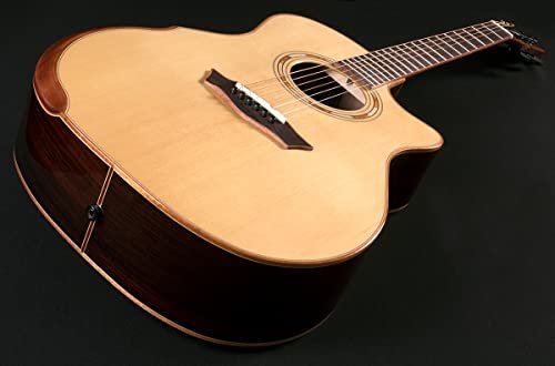 Washburn Comfort Deluxe 25 Series Grand Auditorium Cutaway Acoustic Electric Guitar, Natural (WCG25SCE-O-U)