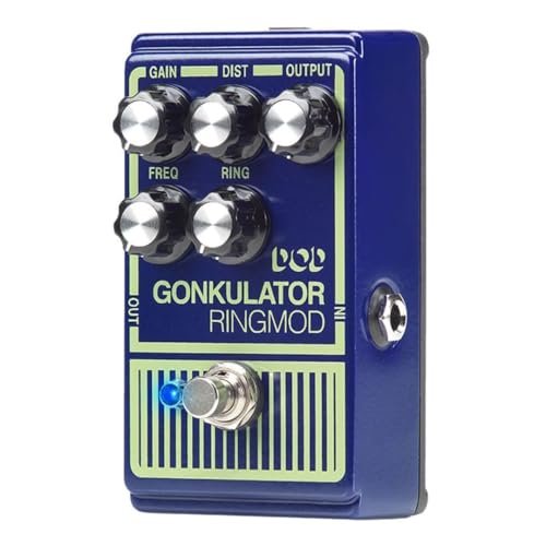 Digitech DOD Ring Modulator Guitar Effect Pedal, Blue (DOD-GONKULATOR-U)