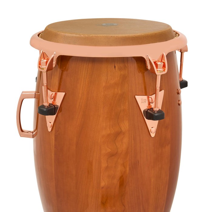 Latin Percussion Limited Cherry Quinto Drum - 30" Tall, Natural Rawhide Head