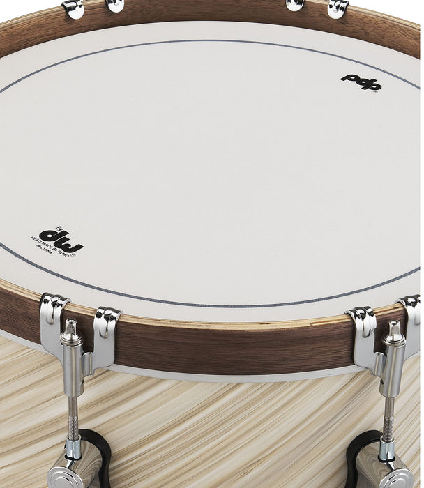 Pacific Drums & Percussion Wood Hoop Limited Edition 6.5 x 14 inch-Twisted Ivory Snare Drum (PDLT6514SSTI)