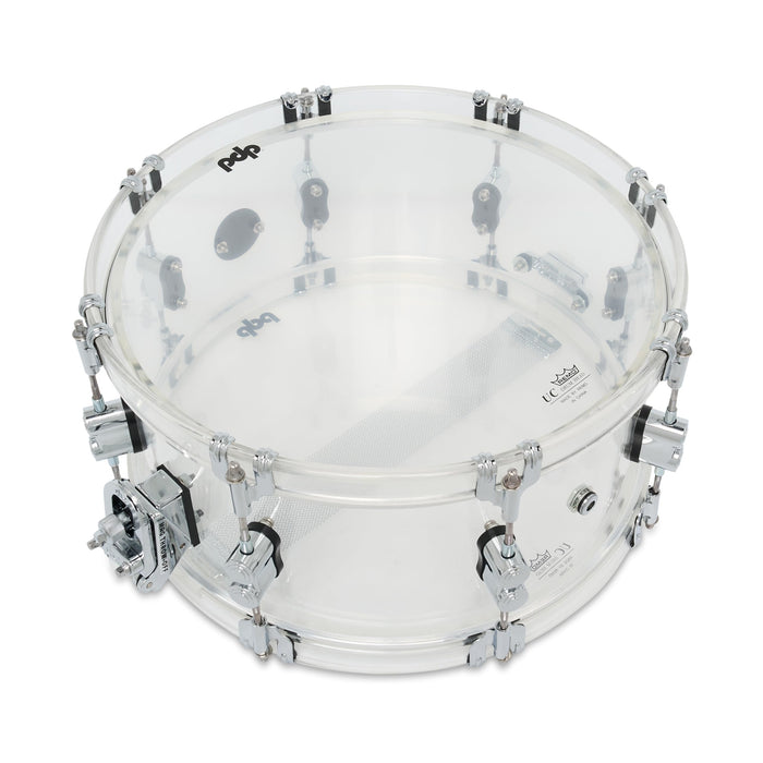 PDP Concept Acrylic Snare 6.5x14" Clear with Chrome Hardware