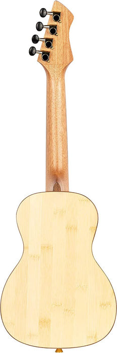 Ortega Guitars, 4-String Horizon Series Revese Headstock Concert Ukulele w/Bag, Right, Natural (RUBO)