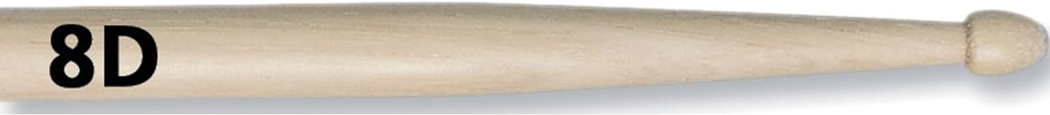 8D American Classic Hickory Wood Tip Drumsticks