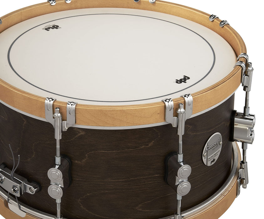 Pacific Drums & Percussion Add-Ons PDP Concept Classic, 6.5x14, Walnut/Natural Hoops Snare Drum (PDCC6514SSWN)