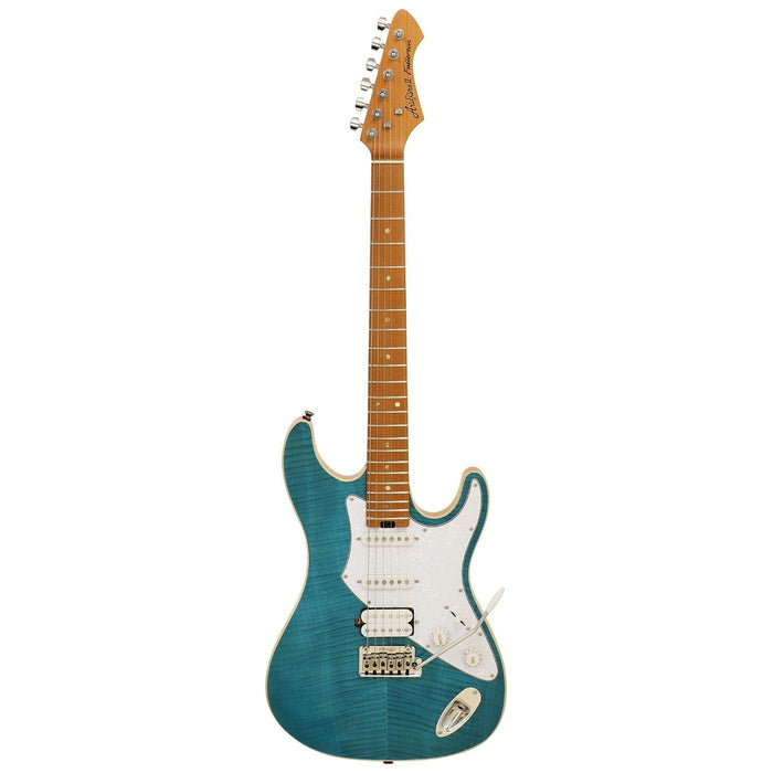 Aria California Fullerton Electric Guitar Turquoise Blue