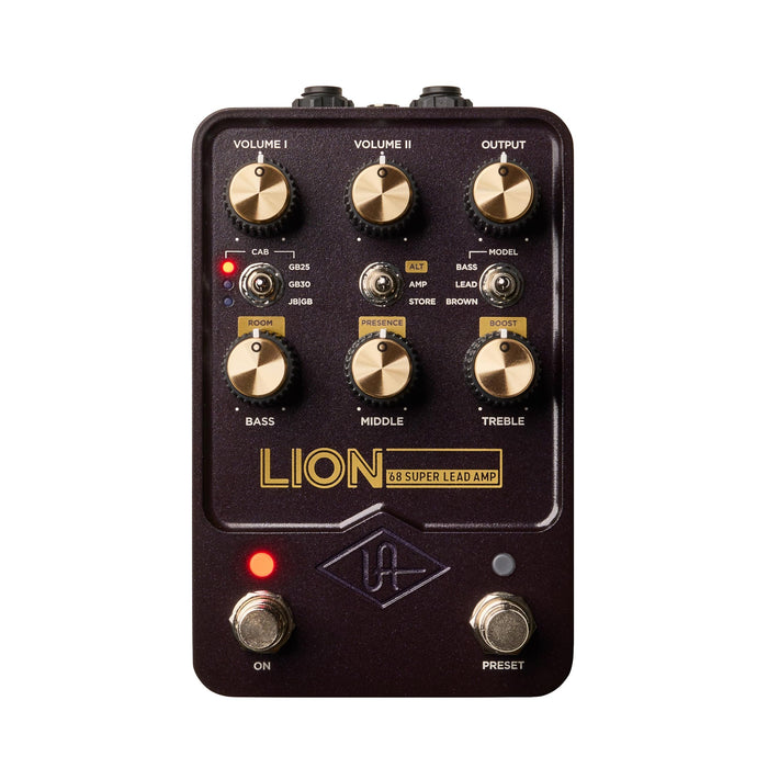 Universal Audio Lion '68 Super Lead Amp Emulator Pedal (UA-LION-U)