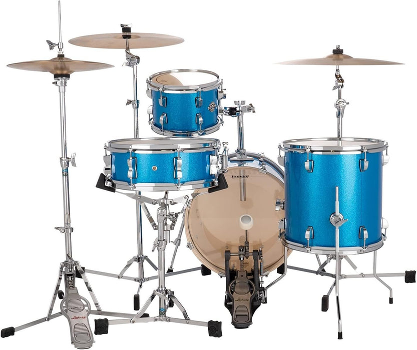 Radic Ludwig Breakbeats [LC2792] Drum Set, Blue Sparkle