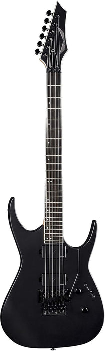 Dean Guitars 6 String Exile Select Floyd Fluence Electric Guitar, Black Satin, Right, F FL BKS