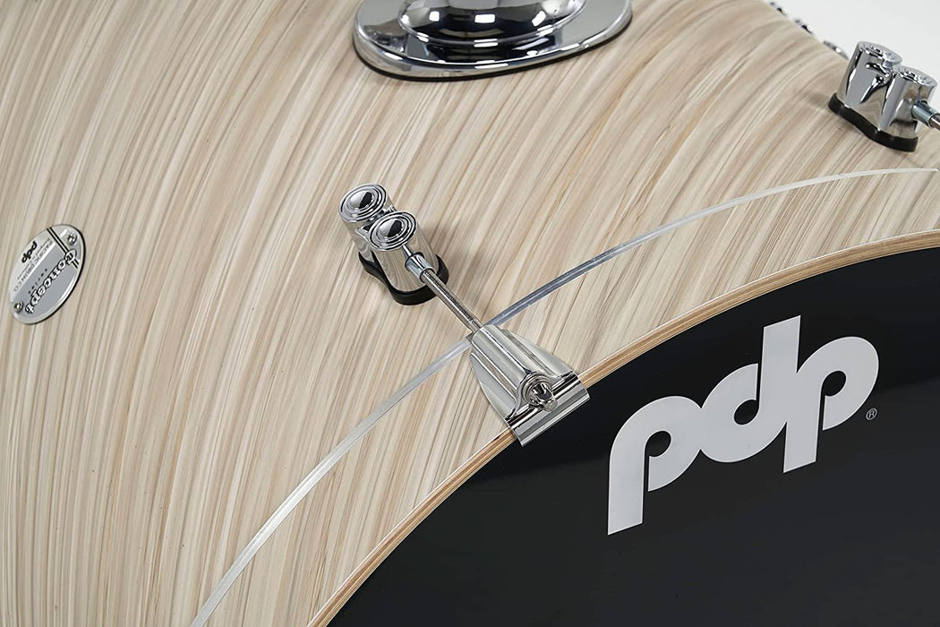 Pacific Drums & Percussion Drum Set PDP Concept Maple 7-Piece, Twisted Ivory Shell Pack (PDCM2217TI)